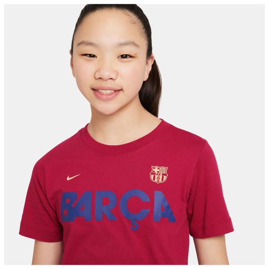 Nike Παιδική κοντομάνικη μπλούζα FC Barcelona U NK SS Mercurial Tee Nike Παιδική κοντομάνικη μπλούζα FC Barcelona U NK SS Mercurial Tee